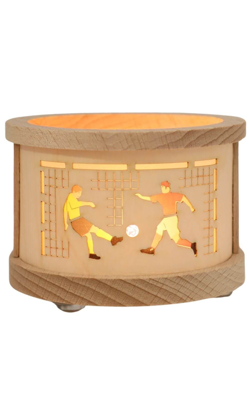Lantern for tea lights with soccer ball by Richard Glässer_1