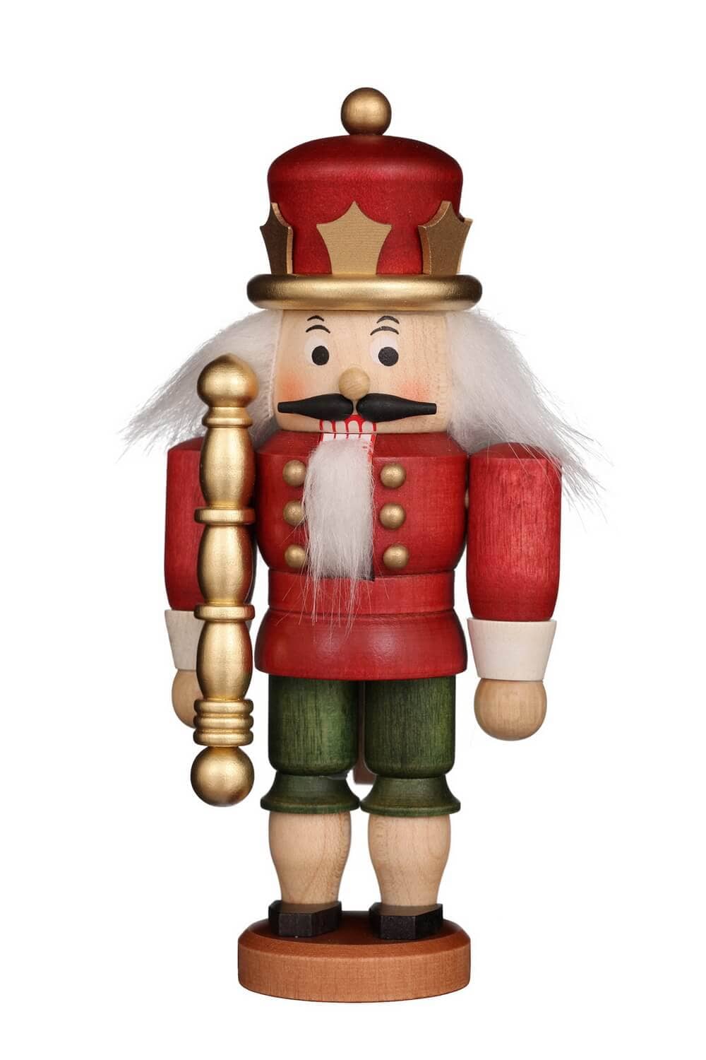 Nutcracker King, 17 cm, colored by Christian Ulbricht