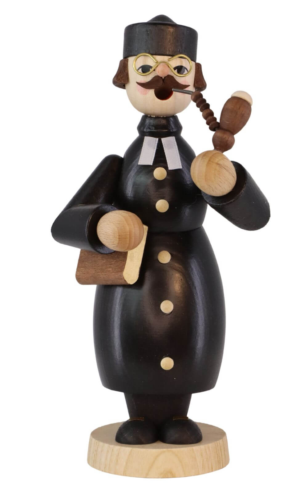 Smoking man pastor, 18 cm by Richard Glässer_1