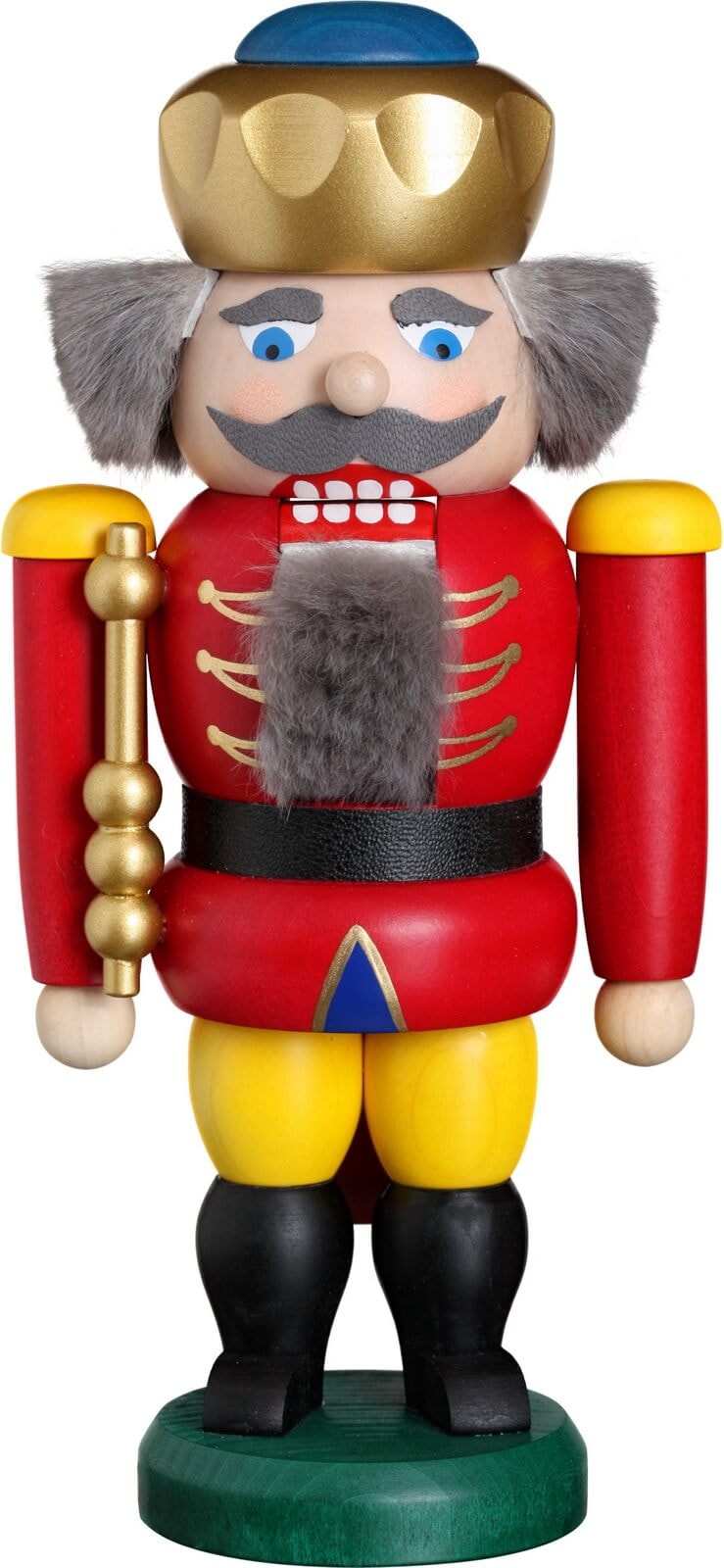 Nutcracker King, red, 20 cm by Seiffener Volkskunst eG