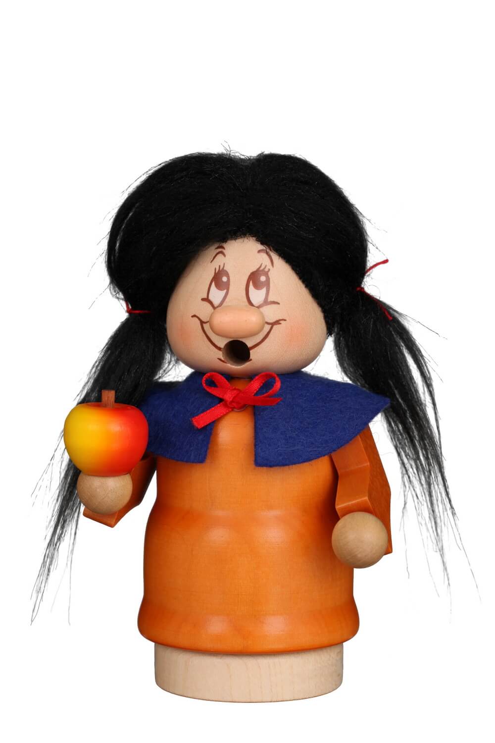 Smoking man mini elf Snow White, 13 cm by Christian Ulbricht