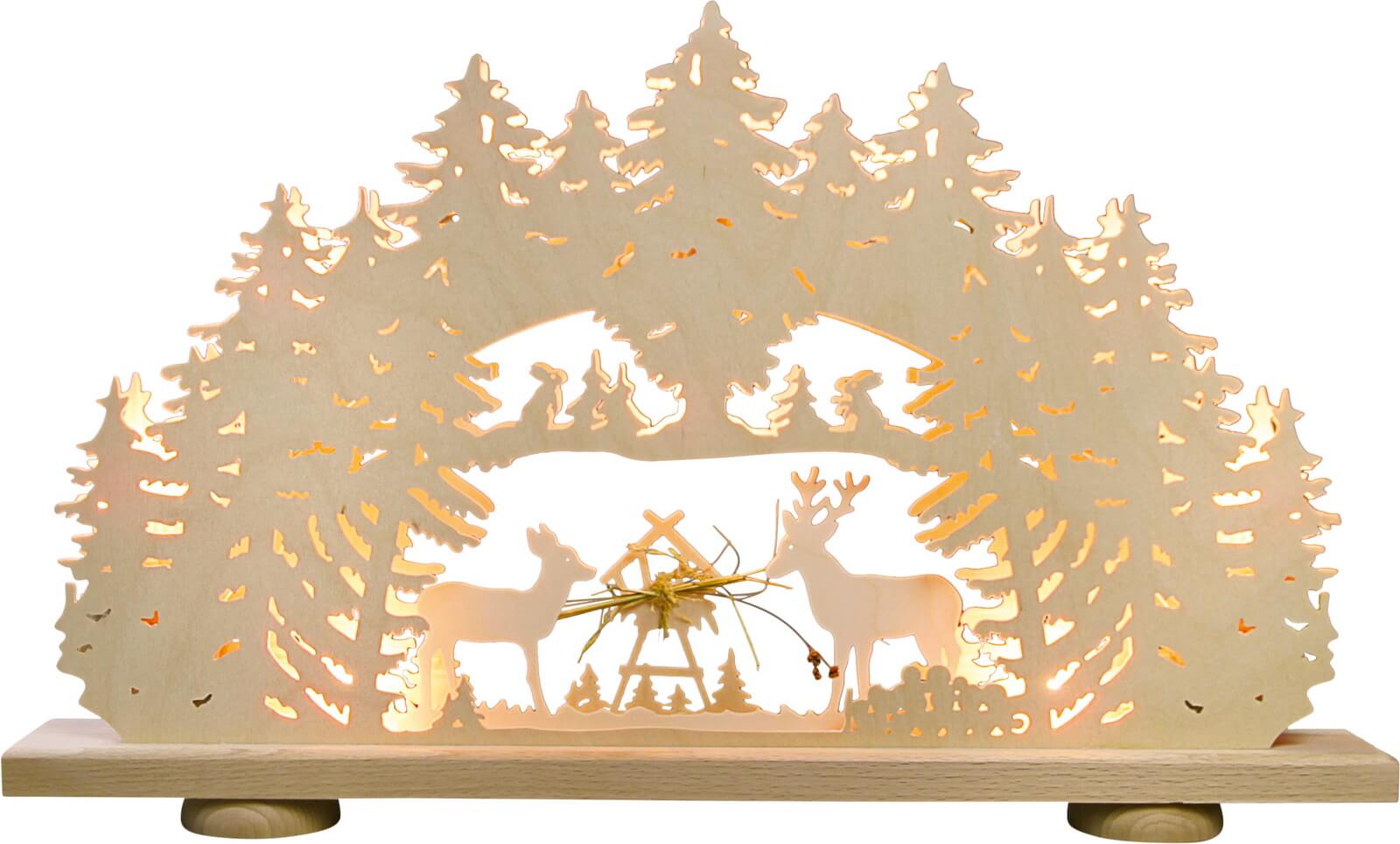 Candle arch with real hay from Weigla_Picture1