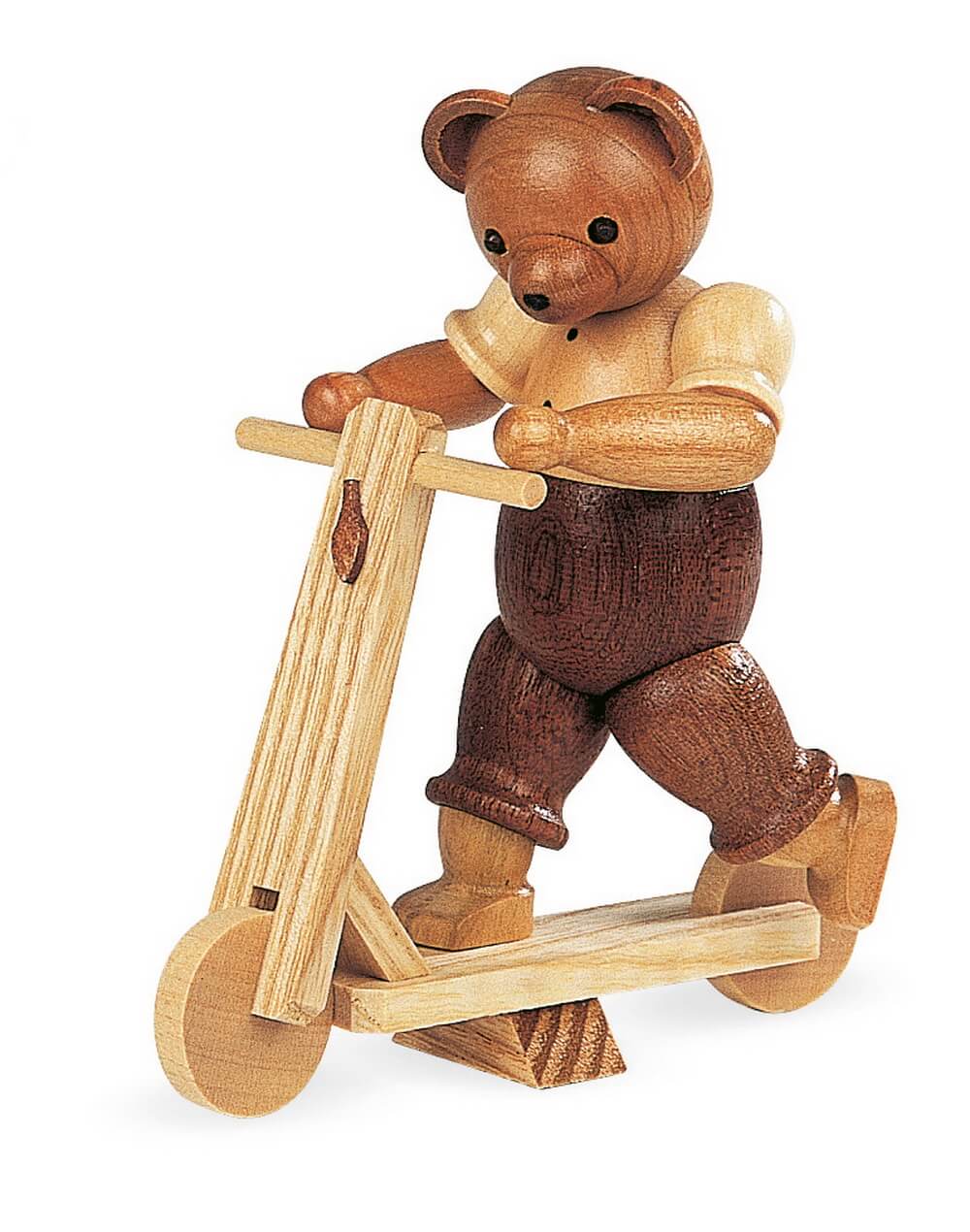 Bear on scooter from Müller Kleinkunst