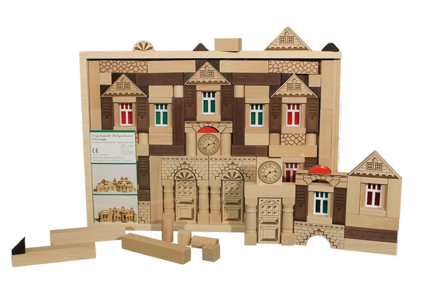 Wooden Construction Kit Noblesse, 143 Wooden bricks_1