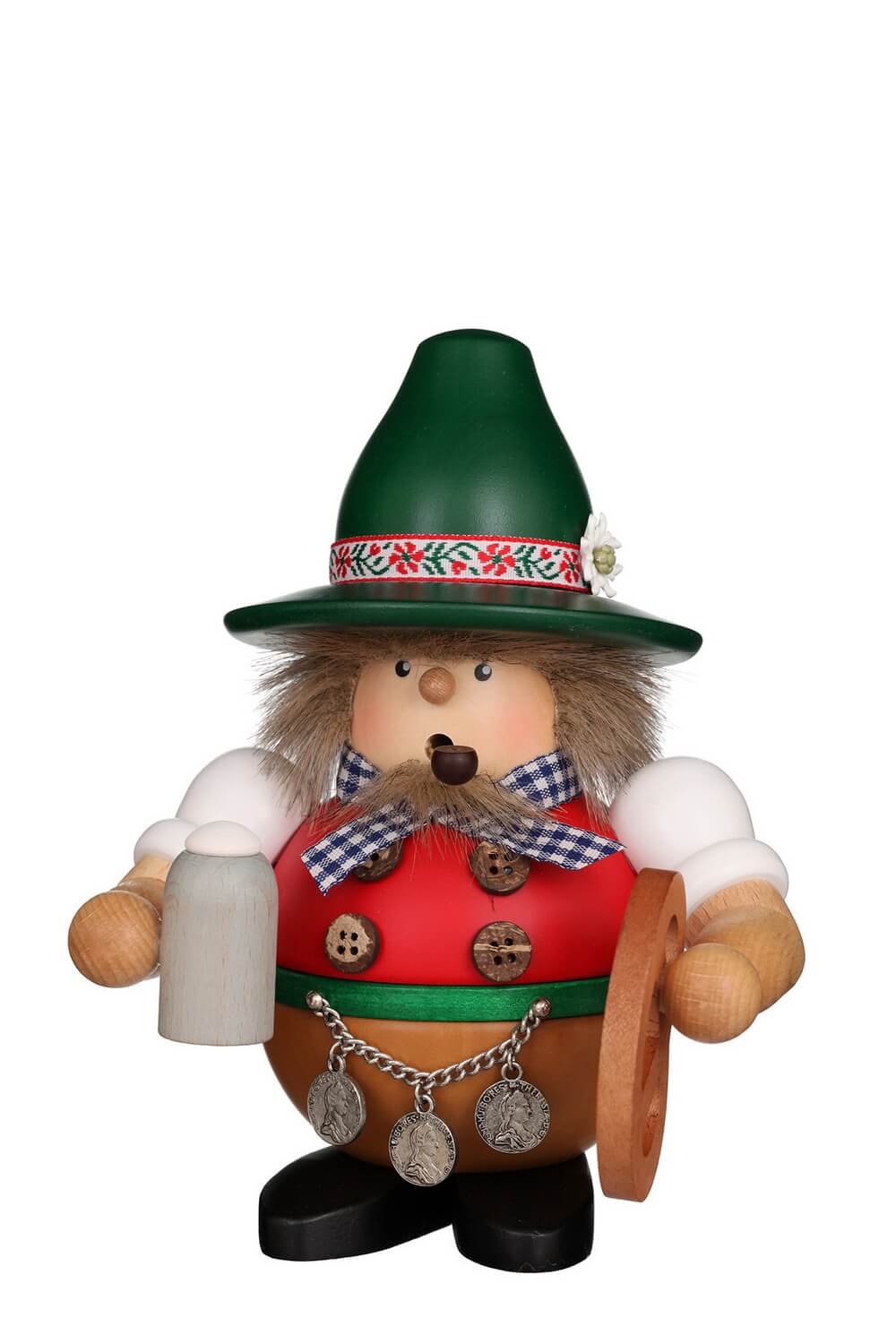 Smoking man Bayer, 18 cm by Christian Ulbricht