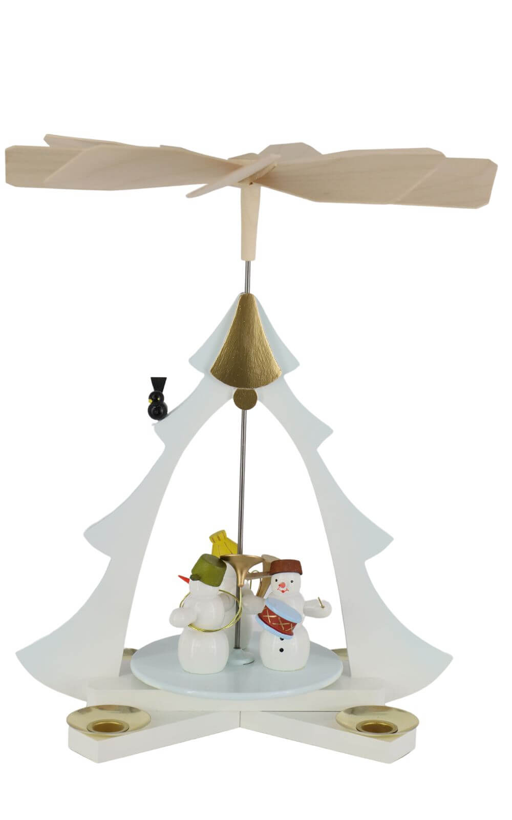 Christmas pyramid with snowmen, 28 cm by Ralf Zenker_1