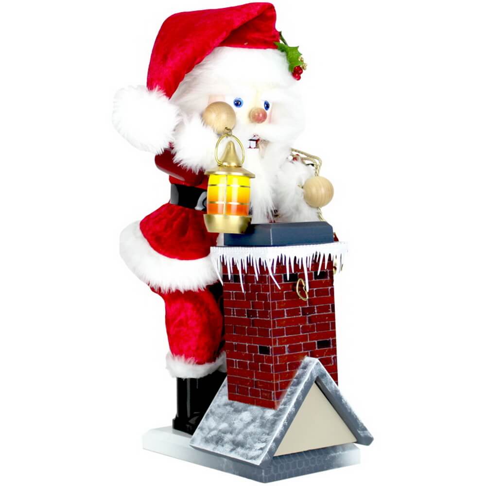 Nussknacker Chimney Santa mit Spieluhr, 43 cm von Steinbach_2