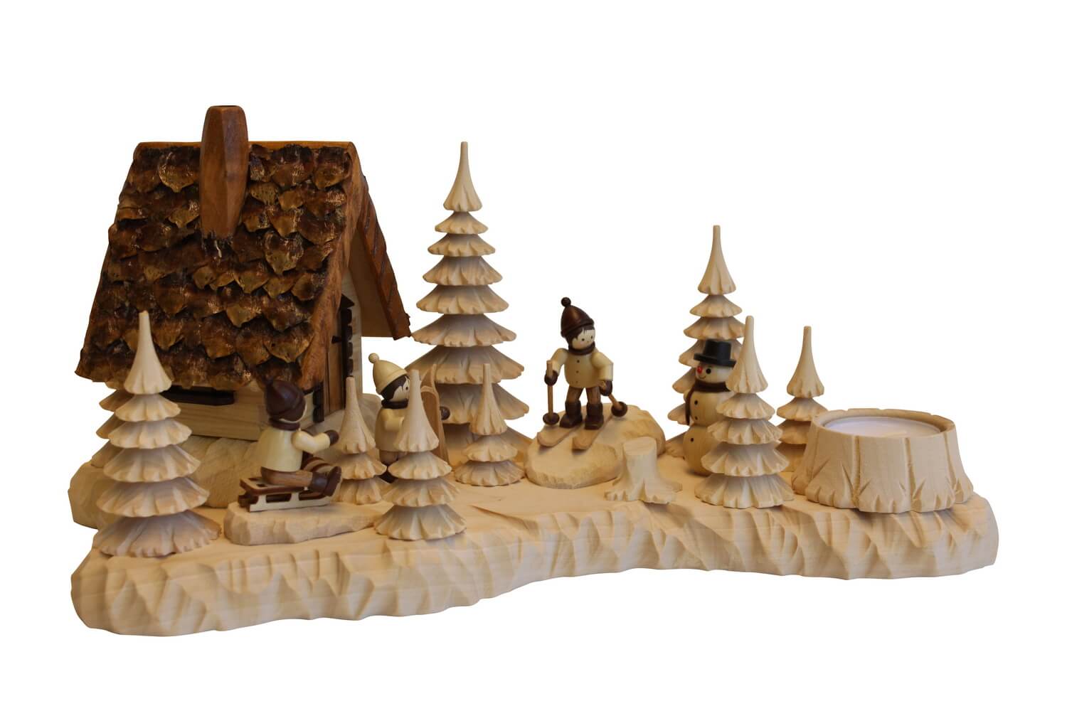Smokehouse Gamekeeper's Hut with Romy Thiel Winter Children of A.Lahl_1