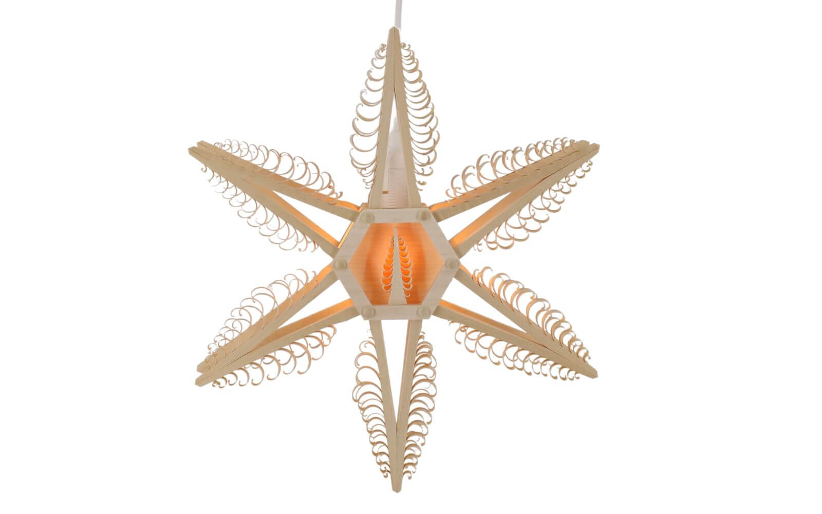 Wooden star, diameter 32 cm by Martina Rudolph_2