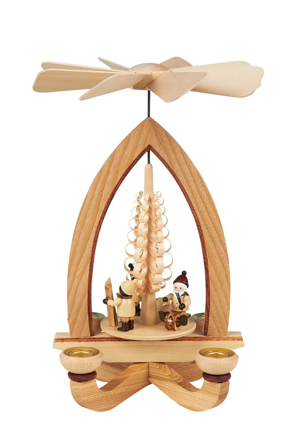 Christmas pyramid Christmas motif, 28 cm by Heinz Lorenz