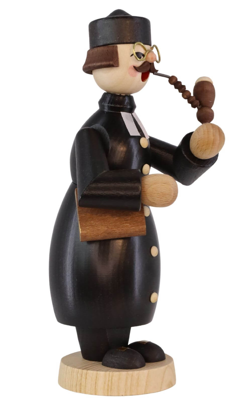 Smoking man pastor, 18 cm by Richard Glässer_3