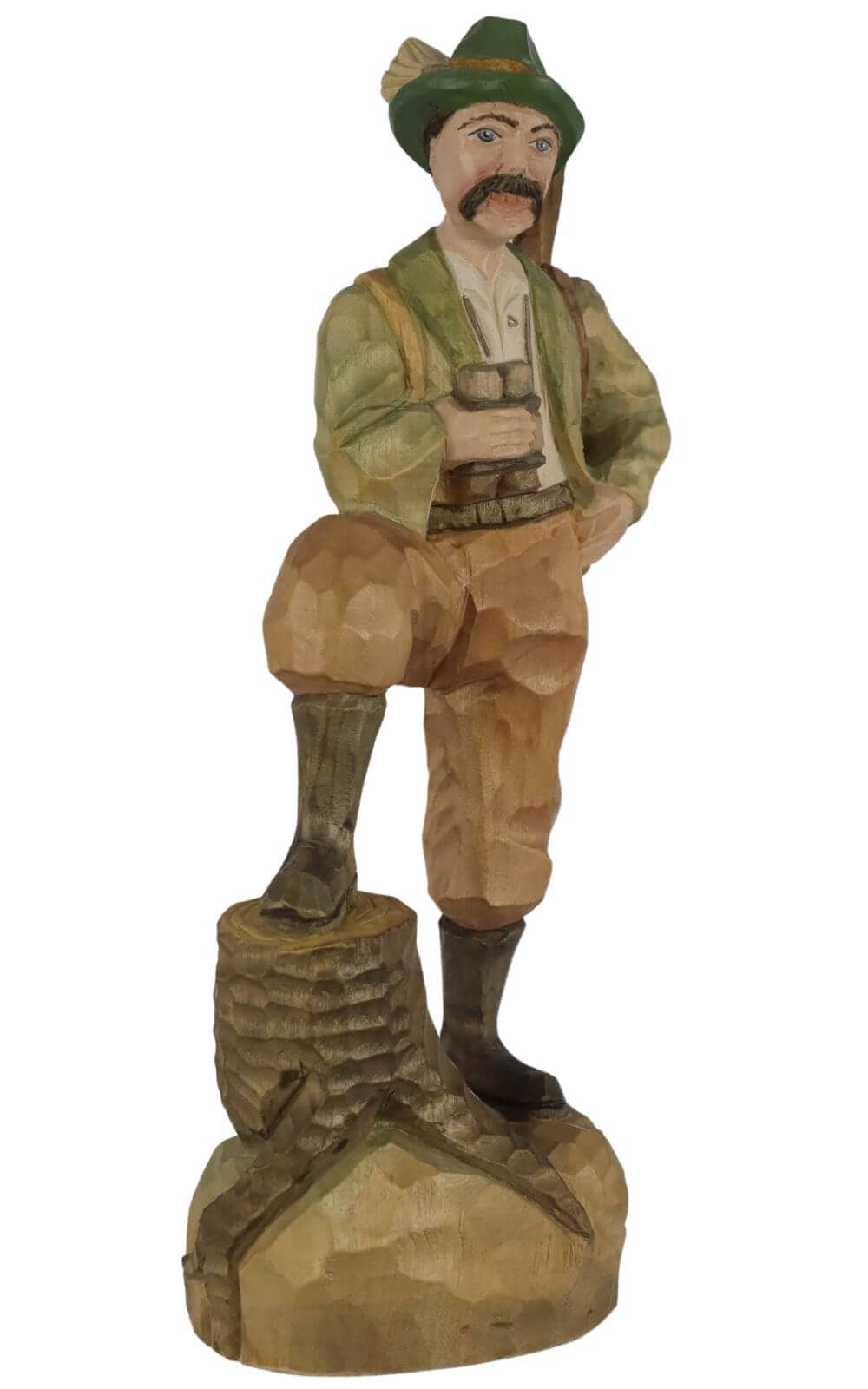 Forester, 20 cm, carved and colored by Schnitzkunst aus dem Erzgebirge_3