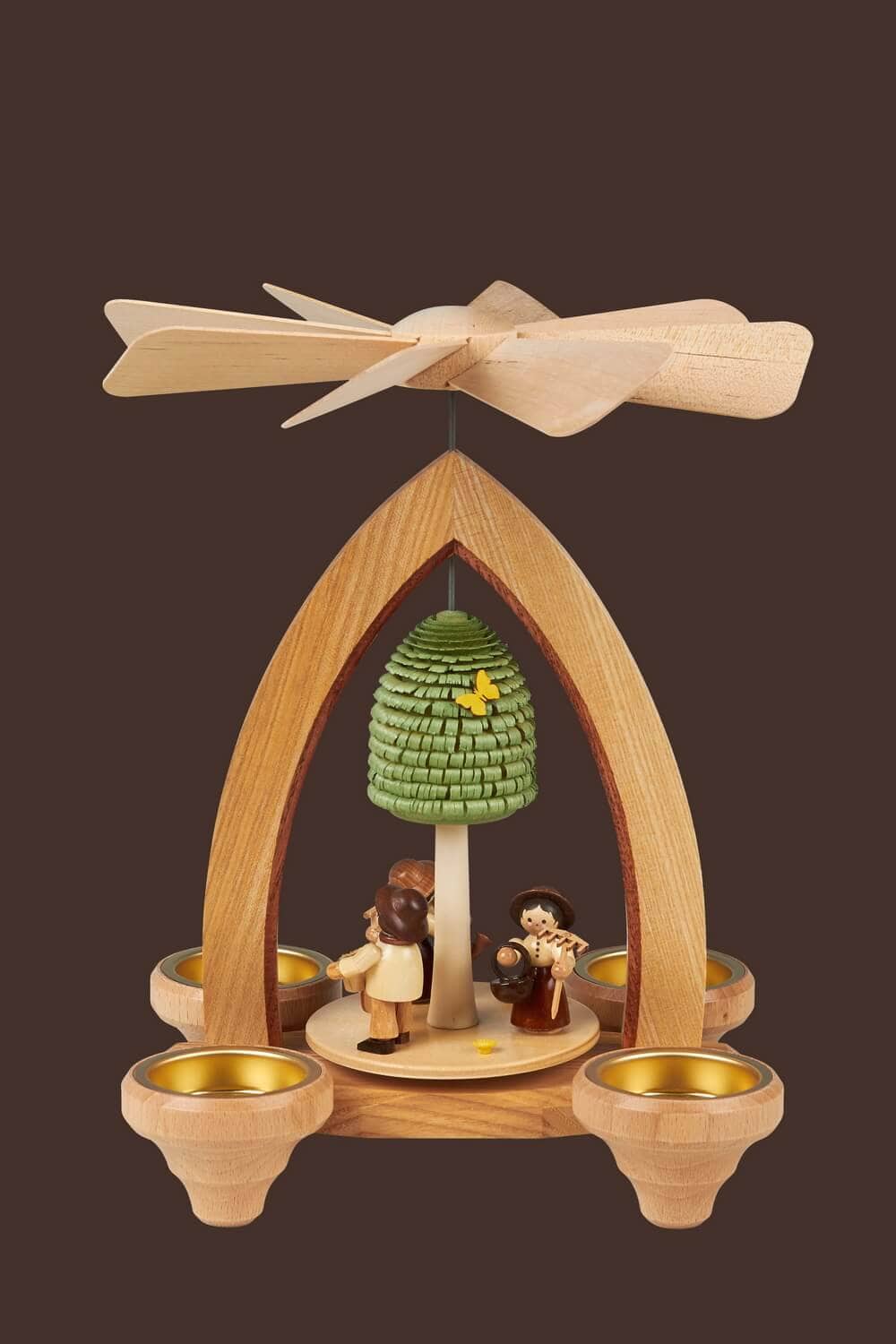 Tea light pyramid spring garden, 26 cm by Heinz Lorenz_pic2