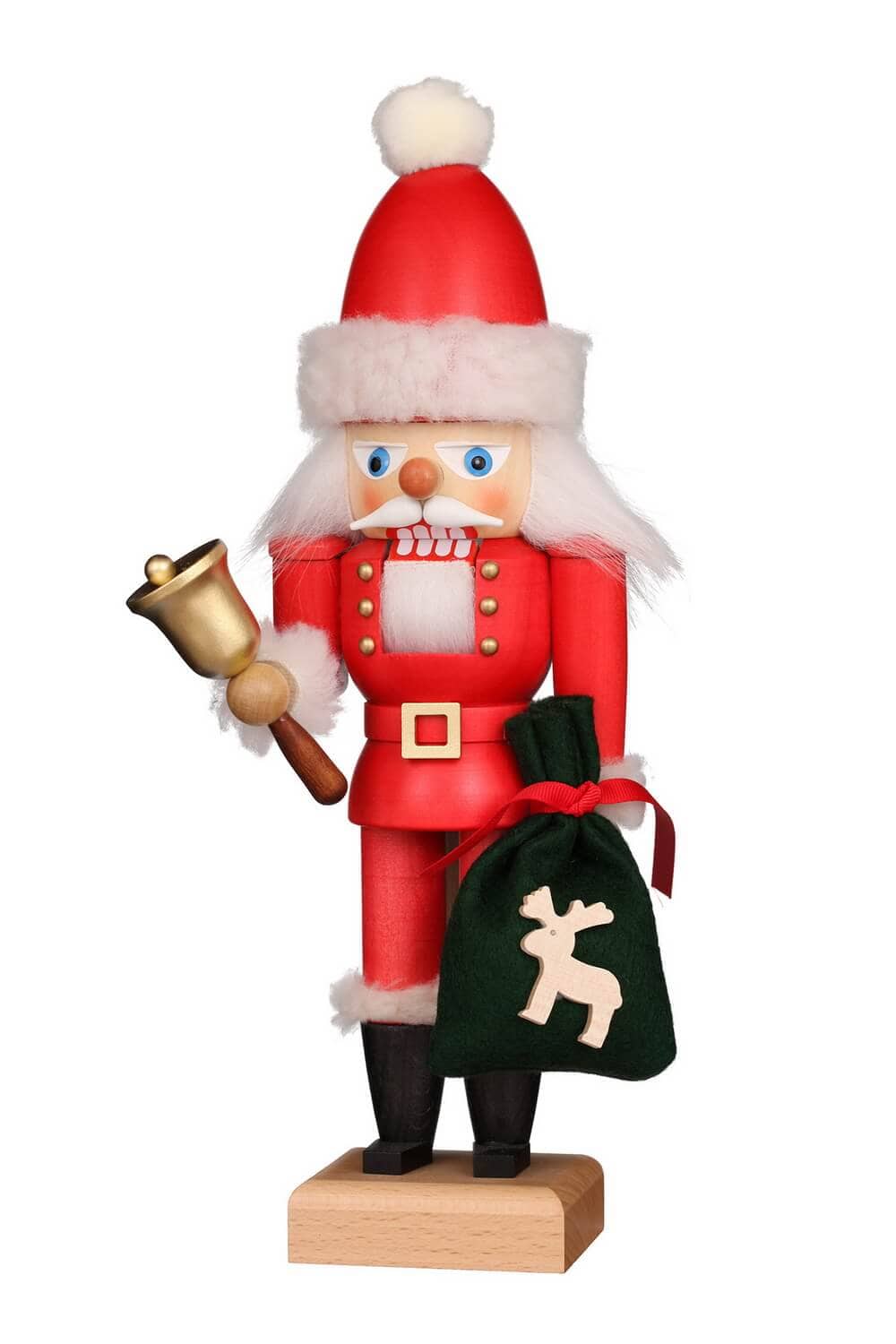 Nutcracker Santa Claus with bell, 31 cm by Christian Ulbricht