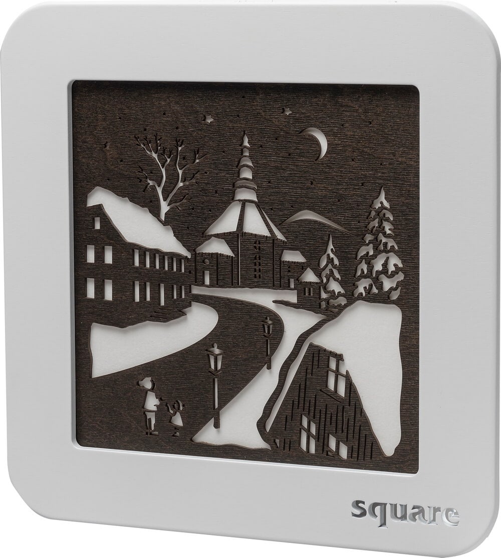 LED mural Square Seiffen, 29 cm by Weigla_2