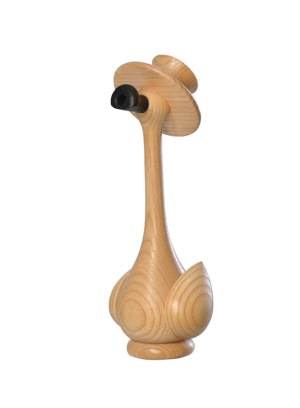 Smoking duck Gustav, natural, 17 cm by KWO