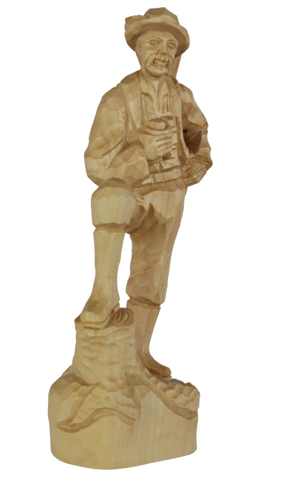 Forester, nature, carved, 12 cm by Schnitzkunst aus dem Erzgebirge_2