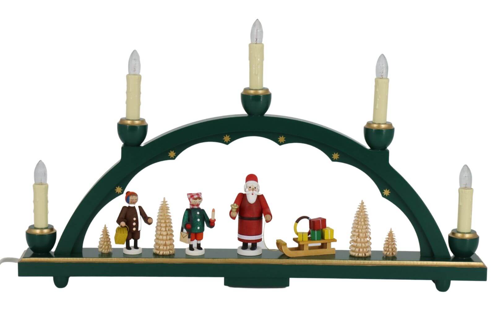 Candle arch Santa Claus, 48 cm by Richard Glässer_pic1