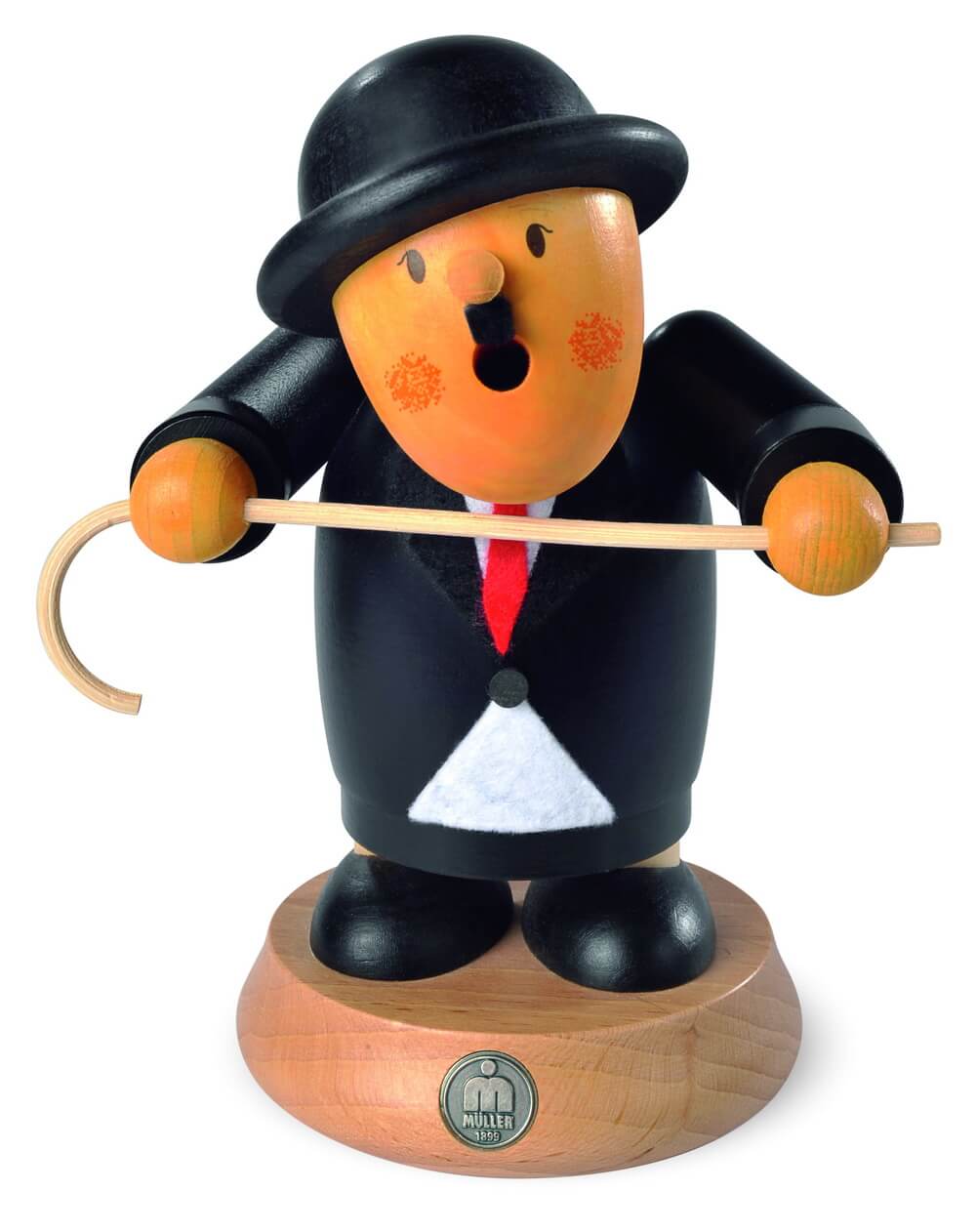 Smoking man Müllerchen Charlie Chaplin by Müller Kleinkunst