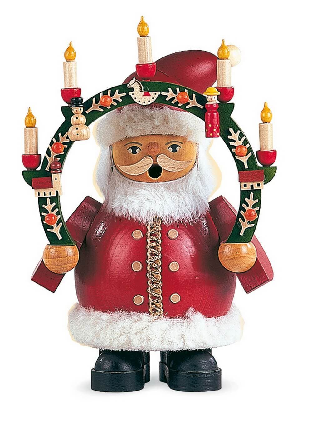 Smoking man Santa Claus by Müller Kleinkunst