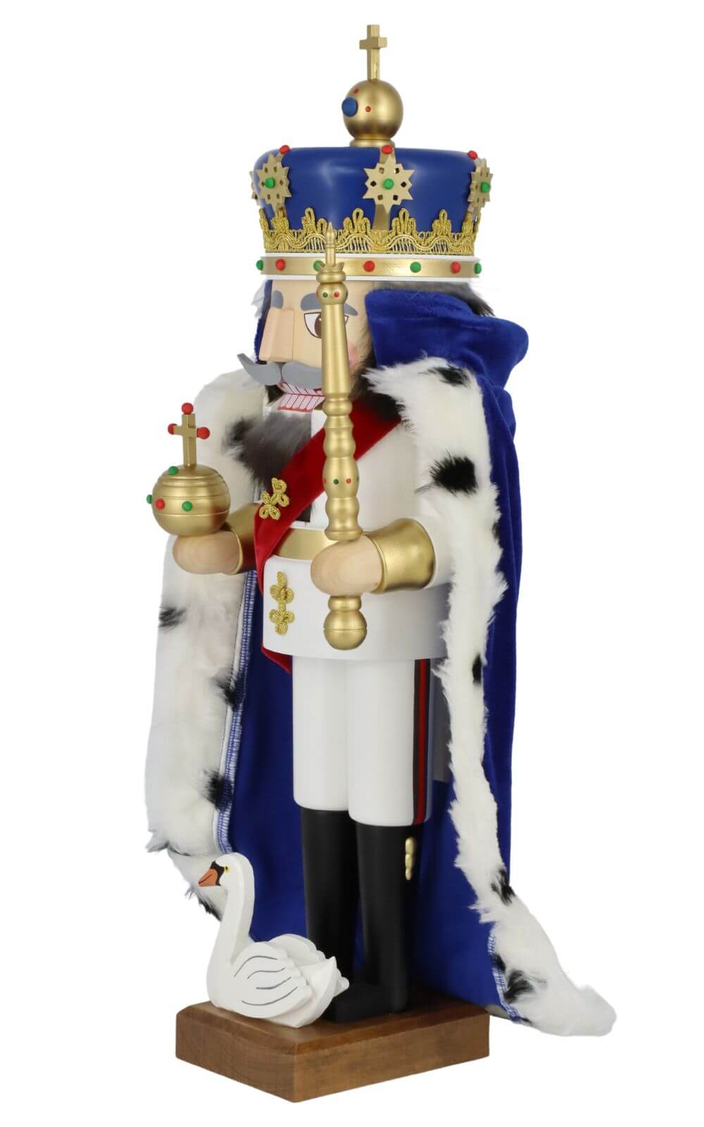 Nutcracker King Ludwig II of Bavaria with cape, 52 cm by Richard Glässer_pic2