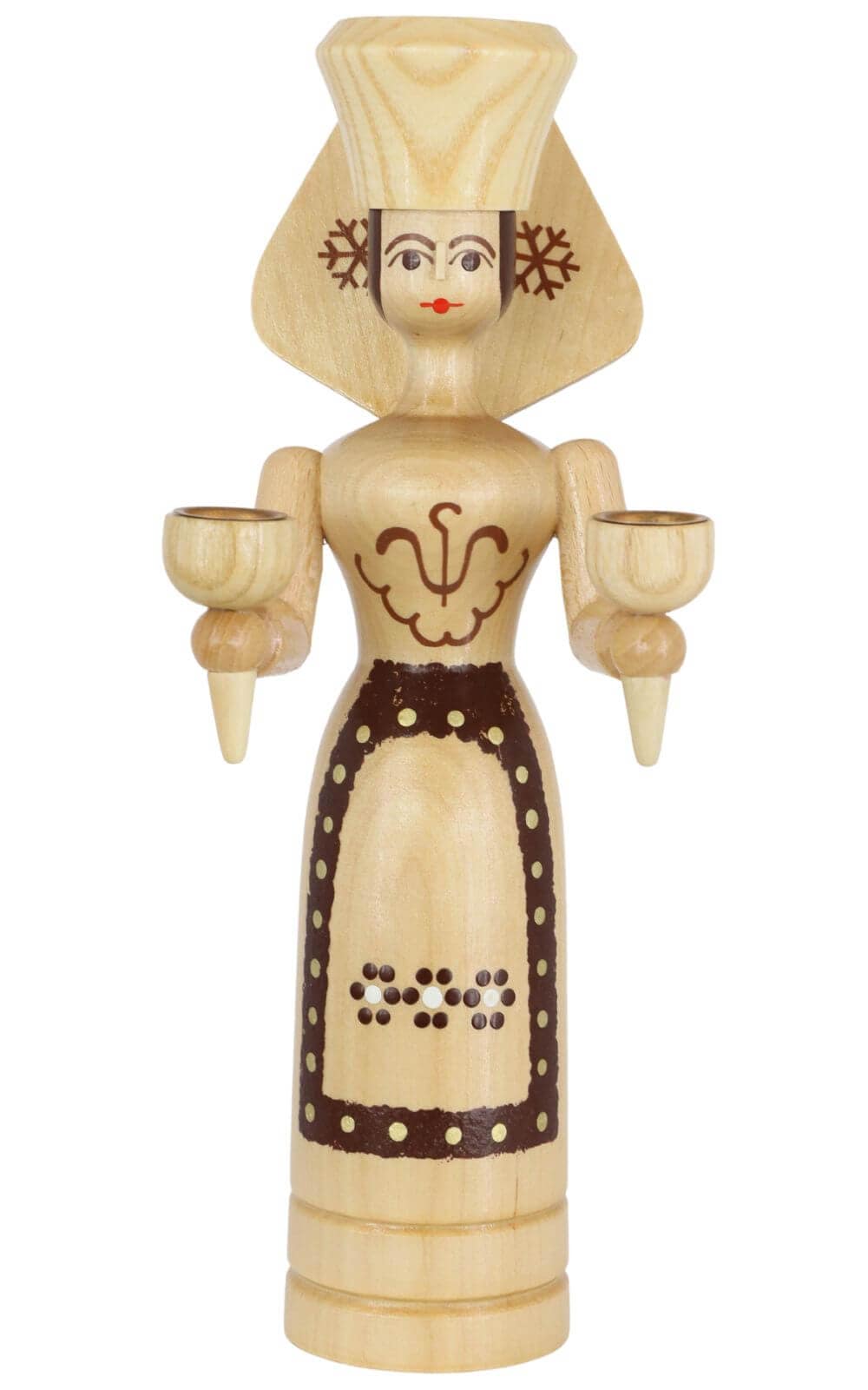 Christmas angel for wax candles, natural, 26 cm by SEIFFEN.COM_1
