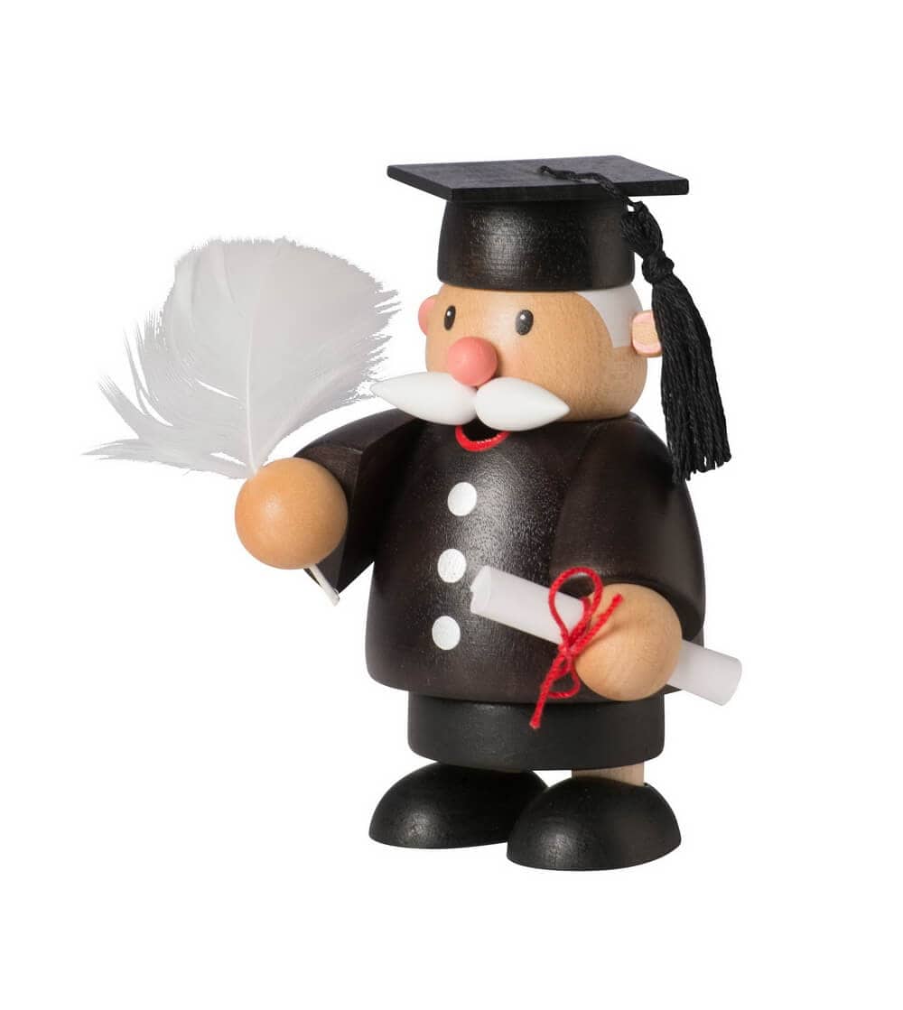 Smoking man doctoral student, 9 cm from KWO