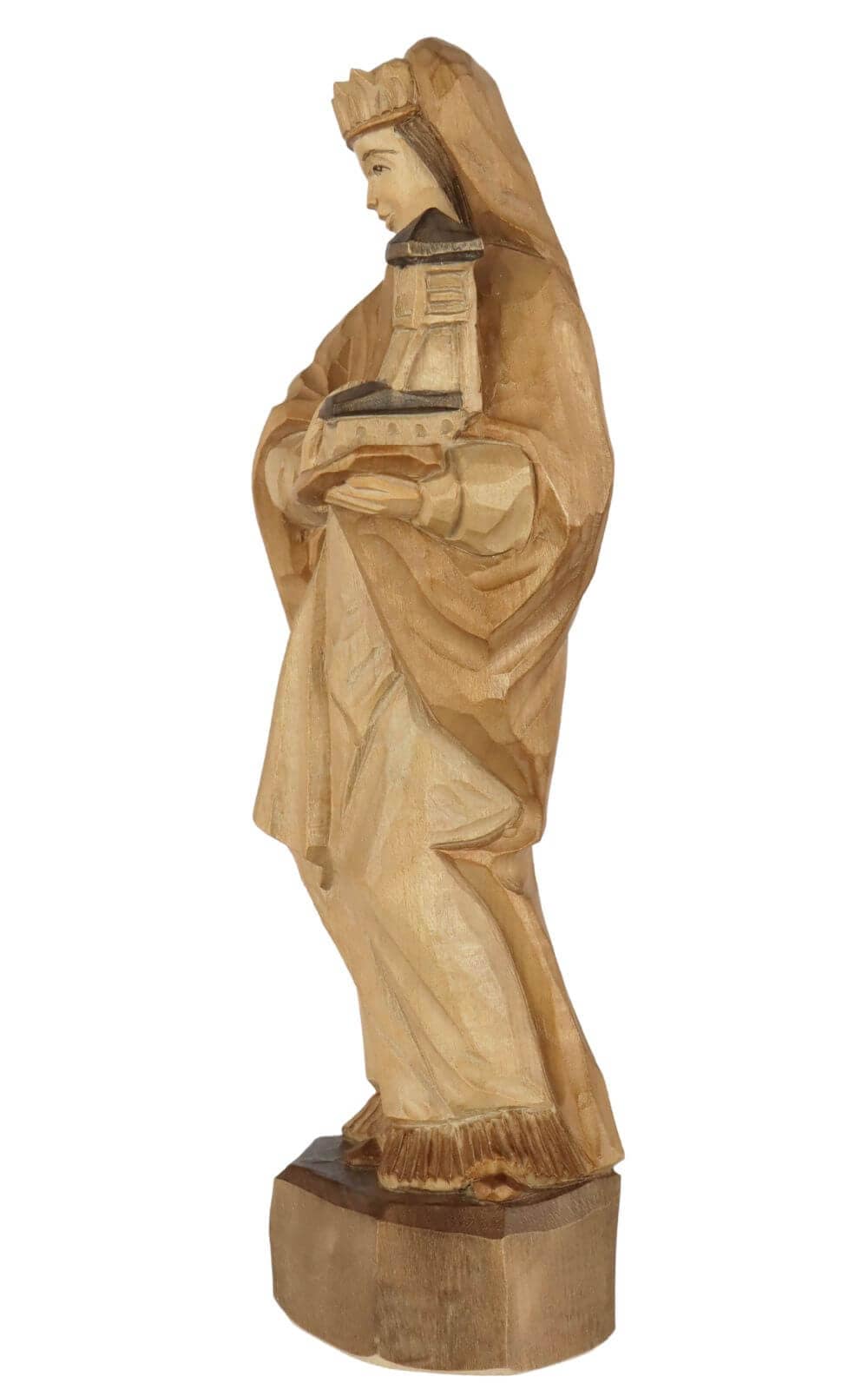Heilige Barbara, 32 cm, coloured by Schnitzkunst aus dem Erzgebirge_2