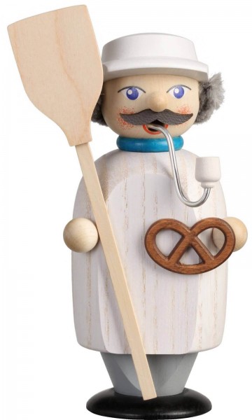 Räuchermann Bäcker, 14 cm von Seiffener Volkskunst eG