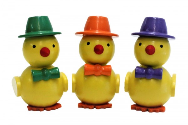 Chick with hat, Set of 3, by SEIFFEN.COM