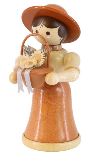 Miniatur Gratulantin Lotti mit Korb von Romy Thiel