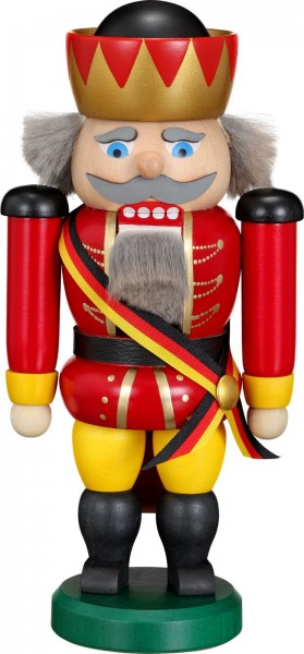 German Christmas Nutcracker German, 21 cm, Seiffener Volkskunst eG Seiffen/ Erzgebirge