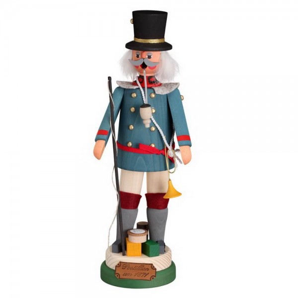 German Incense Smoker Postillion, 28 cm, Karl Werner Sayda / Ore Mountains