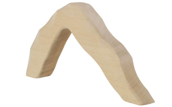 Miniatur Rodelberg, Eishockeytor, 7 cm, einzeln von Romy Thiel