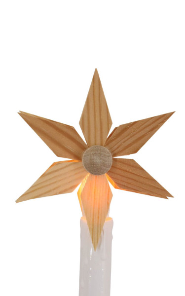 Attachment star for candle arches with up to 7 small shaft candles by Martina Rudolph_1