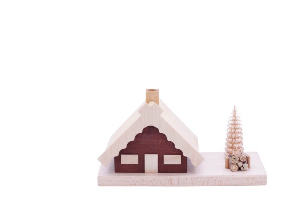 Smokehouse ski hut, nature, 15 cm by SEIFFEN.COM