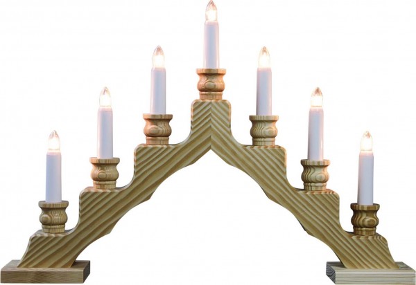 Candle arch Trendy Swede, nature, 48 cm by Weigla