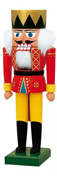 Nutcracker King, 19 cm, red-yellow by KWO
