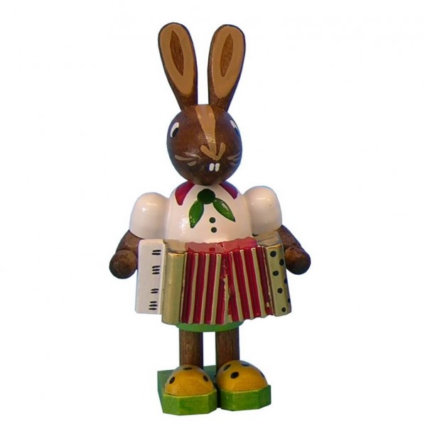 Easter Bunny - Boy with accordion by Figurenland Uhlig GmbH