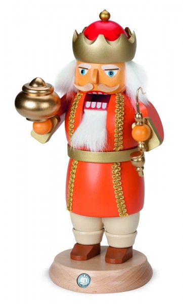 Smoke nutcracker Melchior, 27 cm by Müller Kleinkunst