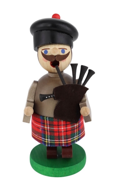 Smoking Man Schotte, 11 cm / 4,3 inch by Richard Glässer_1