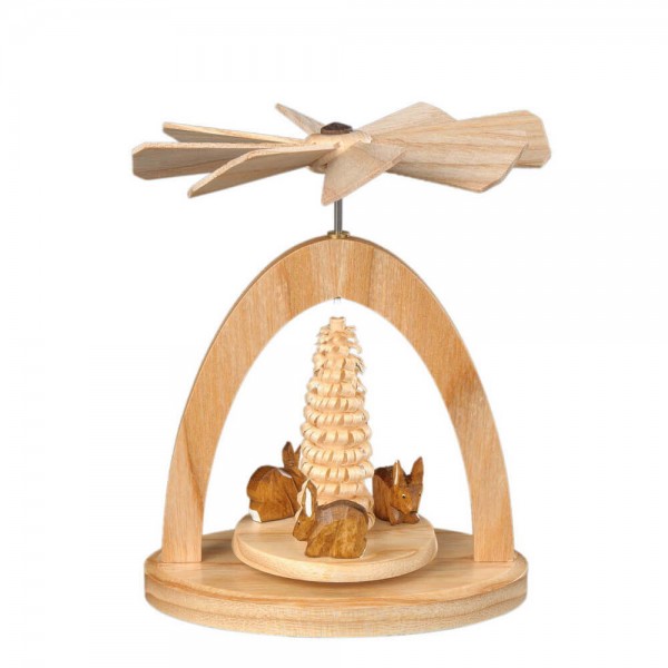 Warming game with 3 rabbits, 13 cm made by Albin Preißler