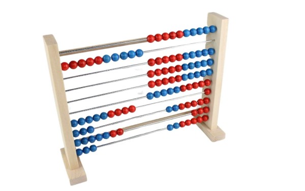Abacus, Rechenrahmen mit 100 Kugeln aus Holz von Ebert GmbH_Bild1