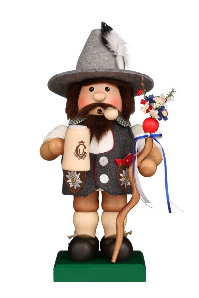 Smoking man Bavarian, 38 cm by Christian Ulbricht