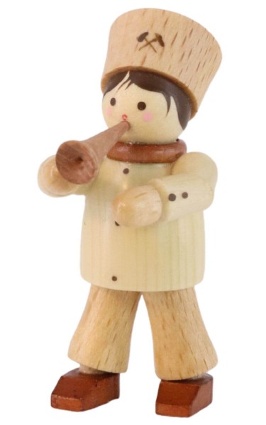 Miniatur Bergmann mit Flöte, 5 cm von Romy Thiel