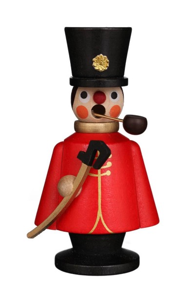 German Incense Smoker soldier, 9,5 cm, Christian Ulbricht GmbH & Co KG Seiffen/ Erzgebirge