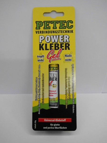 Power glue gel 20g, glued quickly, wood, metal, rubber and leather