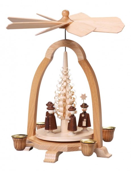 Christmas pyramid with currende, 24 cm by Thomas Preißler