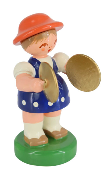 Miniature instrument girl with cymbal by Figurenland Uhlig_3