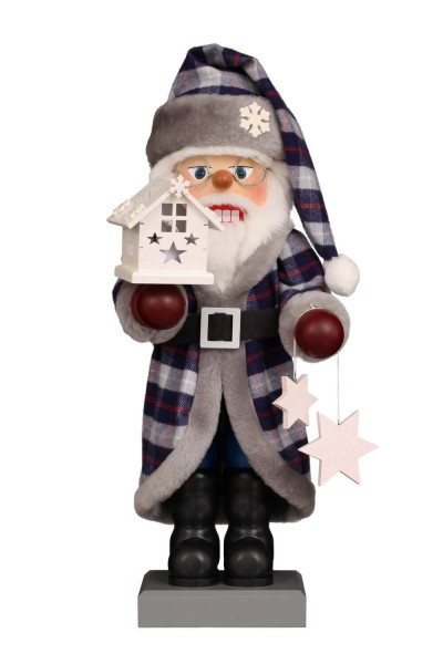 Nutcracker Santa Claus with house of lights, 48 cm by Christian Ulbricht